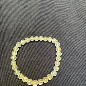 Elegant Yellow citrine gemstone Beaded Bracelet